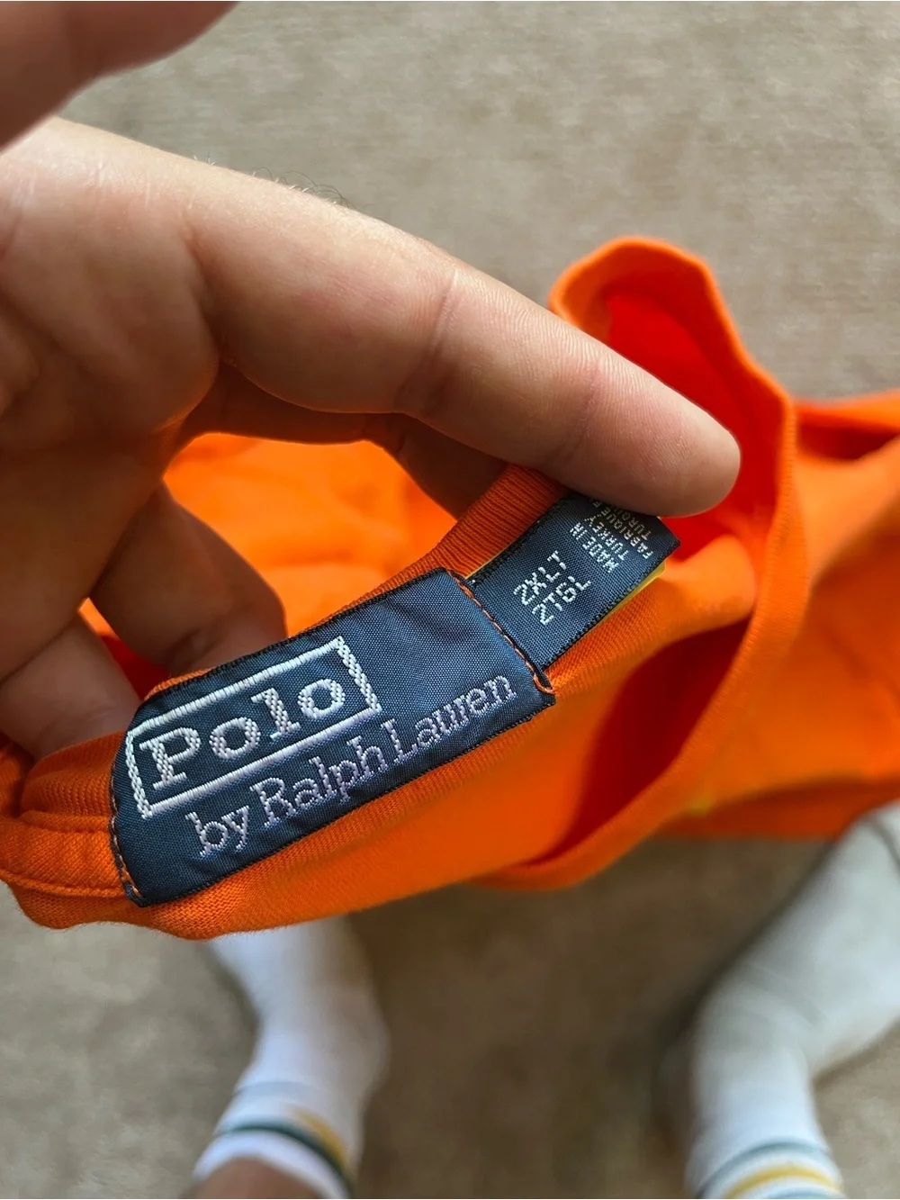 VTG 90’s Polo Ralph Lauren Polo Ski Orange Longsleeve Tee